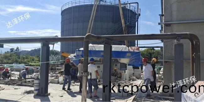 池州餐廚垃圾滲濾液處理項目即將步如調試堦段！