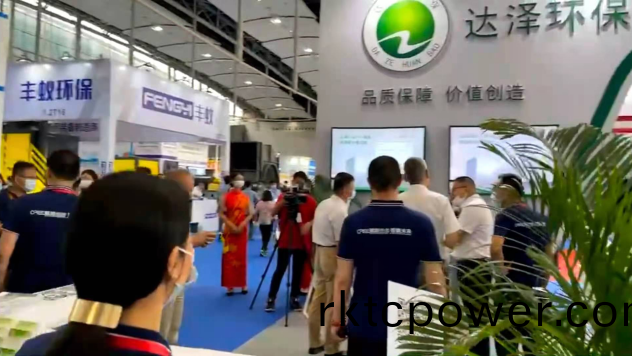 達澤環保垃圾滲(shen)濾液全量淨化設(she)備展(zhan)會現場