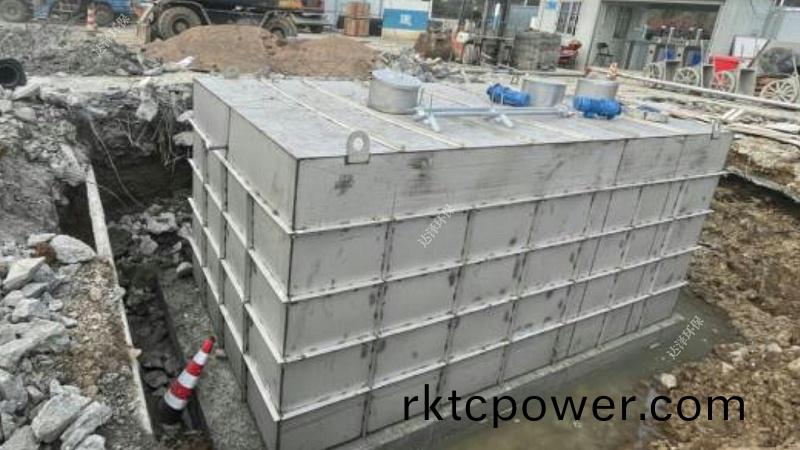 祿口機場隔離點(dian)的應急汚水消毒係統